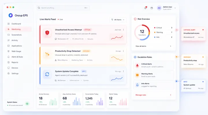 Red flags, alerts, and notifications preview